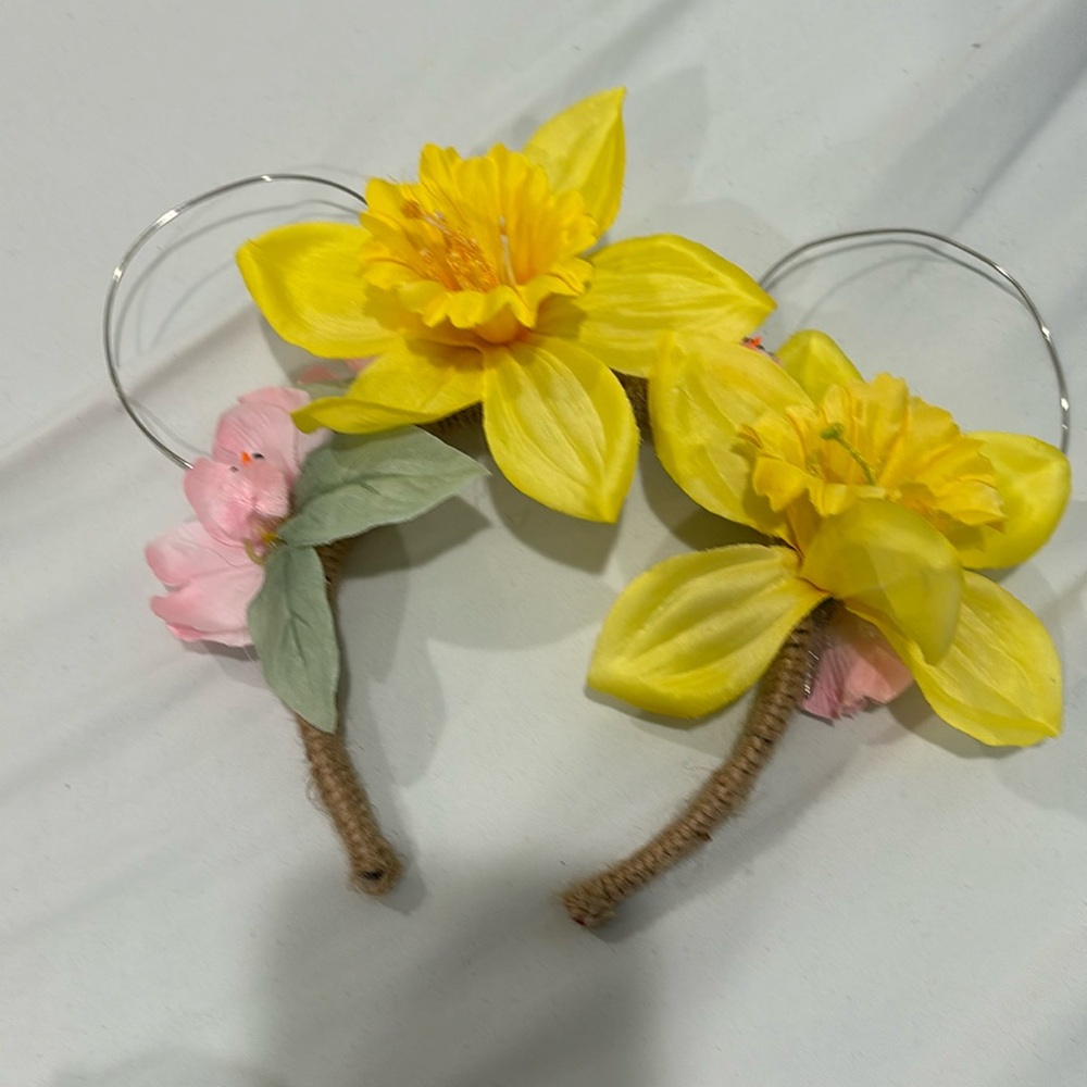 Easter themed custom made Mickey ears